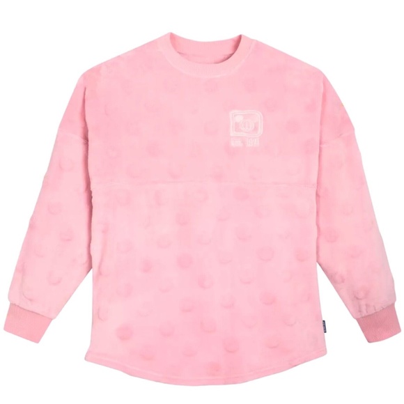 2022 Disney Parks Walt Disney World Piglet Pink Fuzzy Spirit Jersey - NEW - Picture 2 of 3